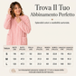 Maglia da notte lunga in peluche calda per donna