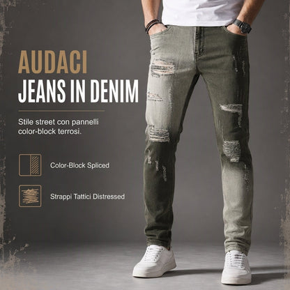 ⏰ Ultimo Giorno di Saldi – SCONTO 50% ✨Jeans strappati slim fit da uomo