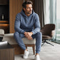 ⏰ Ultimo Giorno di Saldi – SCONTO 50% ✨Set tuta due pezzi da uomo con felpa con cappuccio e pantaloni della tuta
