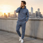 ⏰ Ultimo Giorno di Saldi – SCONTO 50% ✨Set tuta due pezzi da uomo con felpa con cappuccio e pantaloni della tuta