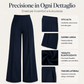🔥SCONTO DEL 50%! 👖Pantaloni femminili casual a vita alta e gamba larga