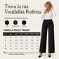 🔥SCONTO DEL 50%! 👖Pantaloni femminili casual a vita alta e gamba larga