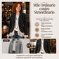 🔥SCONTO DEL 50%! 🧥Giacca di jeans da donna con revers a bavero e fondo in pizzo