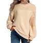 🔥SCONTO DEL 50%! 👚Maglione lavorato a maglia a maniche lunghe da donna con taglio comodo
