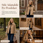 Cappotto da donna autunnale invernale casual a maniche lunghe con chiusura monopetto