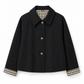 Cappotto da donna autunnale invernale casual a maniche lunghe con chiusura monopetto