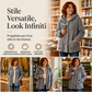 🔥SCONTO DEL 50%! 👚Giacca invernale con cappuccio e tessuto confortevole per donna