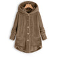 🔥SCONTO DEL 50%! 👚Giacca invernale con cappuccio e tessuto confortevole per donna