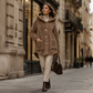 🔥SCONTO DEL 50%! 👚Giacca invernale con cappuccio e tessuto confortevole per donna