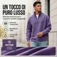 ⏰ Ultimo Giorno di Saldi – SCONTO 50% ✨Maglione pullover da uomo in denim con chiusura zip a 1/4