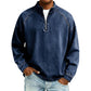 ⏰ Ultimo Giorno di Saldi – SCONTO 50% ✨Maglione pullover da uomo in denim con chiusura zip a 1/4