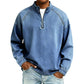 ⏰ Ultimo Giorno di Saldi – SCONTO 50% ✨Maglione pullover da uomo in denim con chiusura zip a 1/4