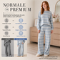 ⏰ Ultimo Giorno di Saldi – SCONTO 50% ✨Set da donna con top a righe e collo alto modellato e pantaloni gamba larga