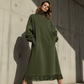 ⏰ Ultimo Giorno di Saldi – SCONTO 50% ✨Abito casual da donna in finta pelle scamosciata tinta unita