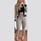 ⏰ Ultimo Giorno di Saldi – SCONTO 50% ✨Set da 3 pezzi: cardigan, top a tubo e pantaloni per donna