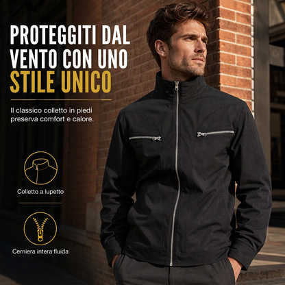 ⏰ Ultimo Giorno di Saldi – SCONTO 50% ✨Giubbotto bomber casual da uomo con colletto dritto