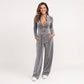 ⏰ Ultimo Giorno di Saldi – SCONTO 50% ✨Tuta elegante in velluto da donna con colletto standing