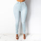 🔥SCONTO DEL 50%! 👖Pantaloni a sigaretta da donna a vita alta e aderenti