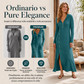 ⏰  Sconto del 50% di cambio stagione – qualità a metà prezzo! ✨Abito lungo maxi femminile a maniche lunghe in maglia a coste con cappuccio, stile casual