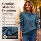 🔥SCONTO DEL 50%! 👚Felpa con cappuccio da donna casual chic con maniche a sbuffo