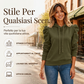 🔥SCONTO DEL 50%! 👚Felpa con cappuccio da donna casual chic con maniche a sbuffo