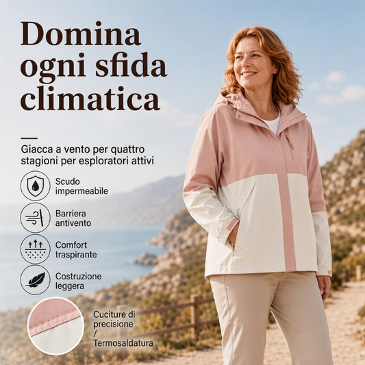 ⏰ Ultimo Giorno di Saldi – SCONTO 50% ✨Giacca Unisex Antivento e Impermeabile per Attività all'Aperto