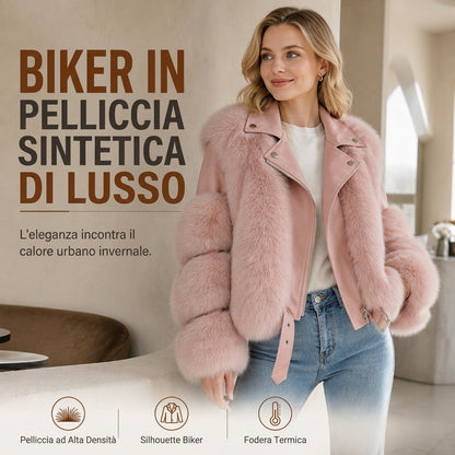 ⏰  Sconto del 50% di cambio stagione – qualità a metà prezzo! ✨Cappotto corto in pelliccia sintetica invernale da donna