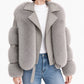 ⏰  Sconto del 50% di cambio stagione – qualità a metà prezzo! ✨Cappotto corto in pelliccia sintetica invernale da donna