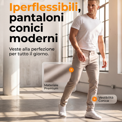 ✨ Pantaloni elasticizzati slim fit da uomo – Si adattano perfettamente al corpo per un comfort che dura tutto il giorno