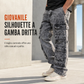 ⏰  Sconto del 50% di cambio stagione – qualità a metà prezzo! ✨Jeans cargo a gamba larga lavaggio retrò, pantaloni di jeans stile Y2K high street con tasche