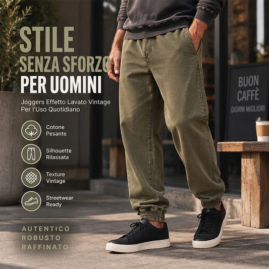 ⏰ Ultimo Giorno di Saldi – SCONTO 50% ✨Pantaloni sportivi casual da uomo lavati