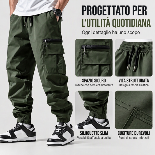 ⏰ Ultimo Giorno di Saldi – SCONTO 50% ✨Pantaloni cargo casual da uomo con più tasche
