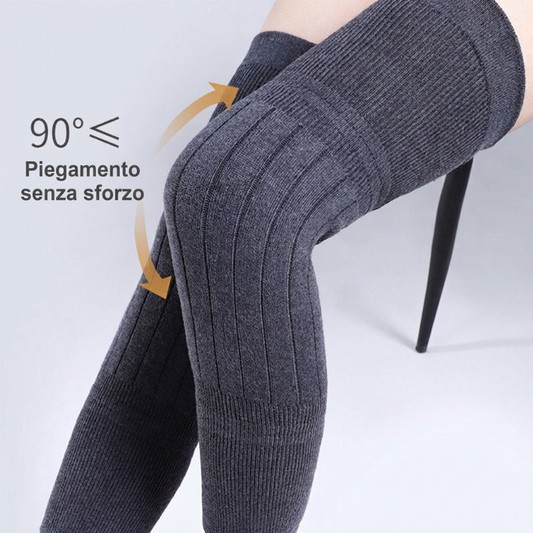 ❄️🦵 Scaldaginocchia – eccezionalmente caldi e confortevoli | Nessuna rigidità alle articolazioni – Calore delicato per uso quotidiano, sport e casa ✨