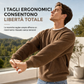 ⏰  Sconto del 50% di cambio stagione – qualità a metà prezzo! ✨Maglione pullover da uomo a maniche lunghe, in velluto a coste, con scollo rotondo