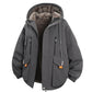 ⏰  Sconto del 50% di cambio stagione – qualità a metà prezzo! ✨Parka con cappuccio e fodera in pelliccia sintetica per uomo