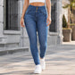 ⏰  Sconto del 50% di cambio stagione – qualità a metà prezzo! ✨Jeans skinny da donna a vita alta con rivestimento caldo