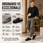⏰ Ultimo Giorno di Saldi – SCONTO 50% ✨Pantofole ibride slip-on in finta pelle scamosciata con zeppa per uomo