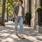 ⏰ Ultimo Giorno di Saldi – SCONTO 50% ✨Pantofole ibride slip-on in finta pelle scamosciata con zeppa per uomo