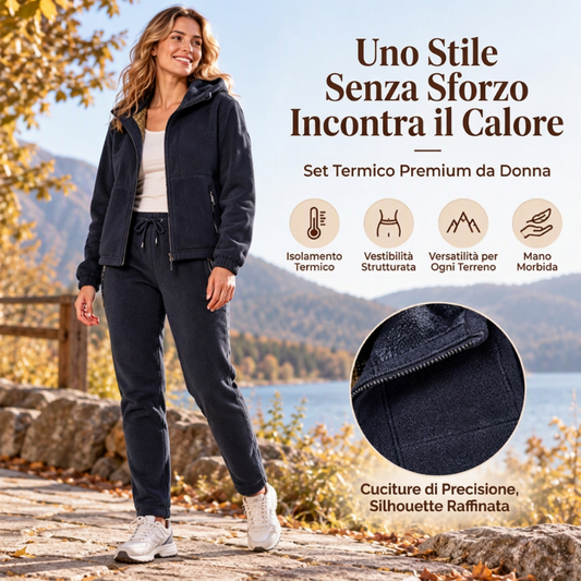 ✨Solo oggi il 50% di sconto! – Spedizione gratuita!✨ Completo Casual Termico Giacca e Pantaloni Unisex