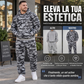 ⏰ Ultimo Giorno di Saldi – SCONTO 50% ✨Set uomo felpa con cappuccio e pantaloni in ciniglia con fodera pelliccia artificiale