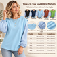 ⏰  Sconto del 50% di cambio stagione – qualità a metà prezzo! ✨Top casual da donna a maniche lunghe con patchwork