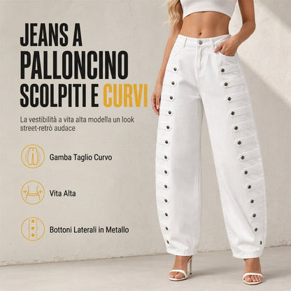 ⏰ Ultimo Giorno di Saldi – SCONTO 50% ✨Jeans da Donna Retro Vita Alta Gamba Curva
