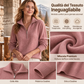⏰  Sconto del 50% di cambio stagione – qualità a metà prezzo! ✨Maglione da donna casual a tinta unita con mezza cerniera