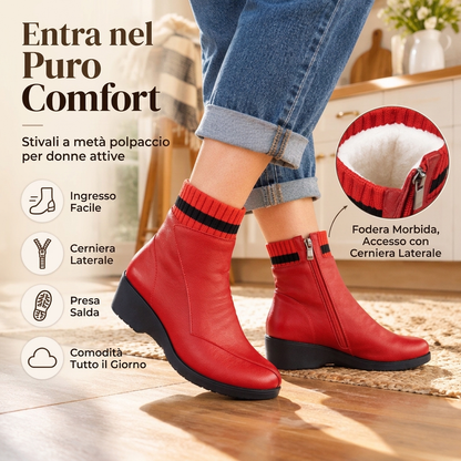 ⏰  Sconto del 50% di cambio stagione – qualità a metà prezzo! ✨Stivali caldi e antiscivolo da donna