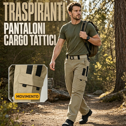 🔥 Solo oggi: 50% di sconto! Pantaloni cargo outdoor multitasca da uomo