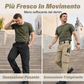 🔥 Solo oggi: 50% di sconto! Pantaloni cargo outdoor multitasca da uomo
