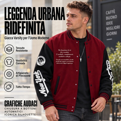 ⏰  Sconto del 50% di cambio stagione – qualità a metà prezzo! ✨Giacca da baseball casual da uomo a colori block