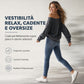🔥SCONTO DEL 50%! 👚Donne Casual A spalle scoperte Lavaggio minerale Maglione oversize e Slouchy