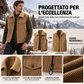 ⏰  Sconto del 50% di cambio stagione – qualità a metà prezzo! ✨Gilet caldo unisex reversibile in velluto a coste