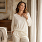 ⏰  Sconto del 50% di cambio stagione – qualità a metà prezzo! ✨Maglia casual da donna con scollo a V e maniche lunghe
